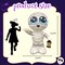 GOOSH 5.2FT Inflatable Cute Mummy with Lantern – Light-Up Halloween Yard Decoration
